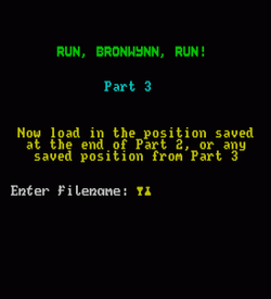 Run, Bronwynn, Run! (1992)(FSF Adventures)(Part 1 Of 3) ROM